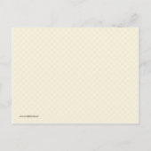 Baby shower Uitnodiging Briefkaart (Achterkant)