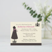 Baby shower Uitnodiging Briefkaart (Staand voorkant)