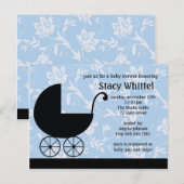 Baby shower Uitnodiging Briefkaart (Voorkant / Achterkant)