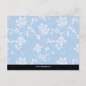 Baby shower Uitnodiging Briefkaart (Achterkant)