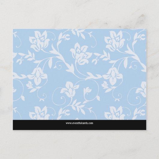 Baby shower Uitnodiging Briefkaart (Achterkant)