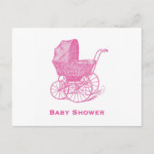 Baby shower Uitnodiging Briefkaart (Voorkant)