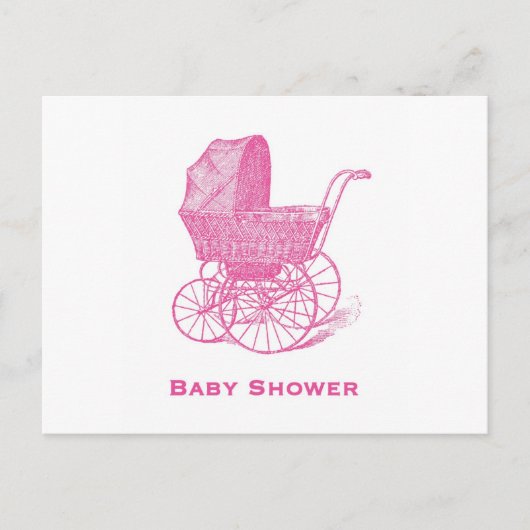 Baby shower Uitnodiging Briefkaart (Voorkant)