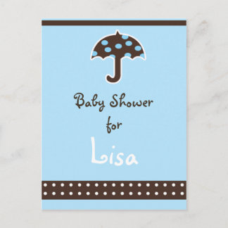 Baby shower Uitnodiging Briefkaart