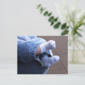 Baby shower Uitnodiging Briefkaart (Staand voorkant)