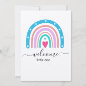 Baby shower Uitnodiging - Custom Boy of Girl Kaart (Voorkant)