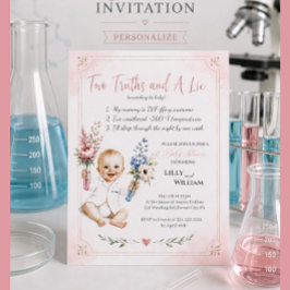 Baby Shower Uitnodiging die IVF Reis Benadrukt
