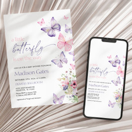 Baby shower uitnodiging Digitaal of Gedrukt