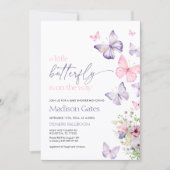 Baby shower uitnodiging Digitaal of Gedrukt (Voorkant)