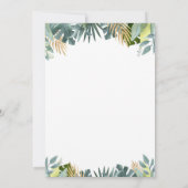 Baby shower Uitnodiging Dinosaur Shower (Achterkant)