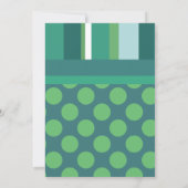 Baby shower uitnodiging dinosaurus in ei (Achterkant)