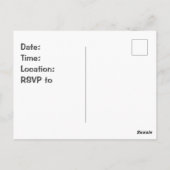 Baby shower Uitnodiging Genderneutraal kleurrijk (Achterkant)