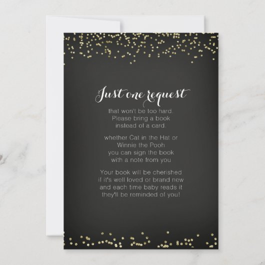 Baby shower Uitnodiging, gezamenlijke vrienden Kaart (Achterkant)