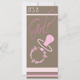 Baby shower Uitnodiging - Girl