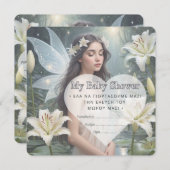 Baby shower Uitnodiging (GR) (Voorkant / Achterkant)