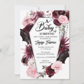 Baby shower uitnodiging, Halloween Baby shower, Kaart (Voorkant)