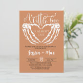 Baby shower uitnodiging, Halloween Baby shower Kaart (Staand voorkant)