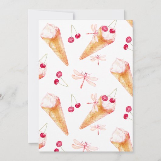 Baby shower uitnodiging. Het is tweeling! Uitnodig (Achterkant)