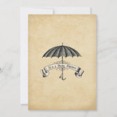 Baby shower Uitnodiging II (Achterkant)