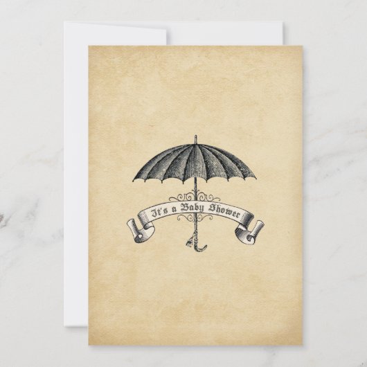 Baby shower Uitnodiging II (Achterkant)