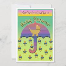 baby shower-uitnodiging (info op rug)