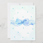 Baby shower-uitnodiging Jongen-baby-olifant Kaart (Achterkant)