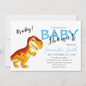 Baby shower uitnodiging, jongen uitnodiging (Voorkant)