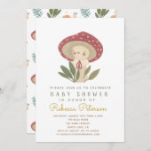 Baby shower-uitnodiging kaart (Voorkant / Achterkant)