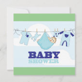 Baby shower-uitnodiging kaart (Voorkant)