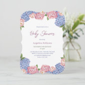 Baby shower Uitnodiging. Kaart (Staand voorkant)