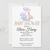Baby shower-uitnodiging kaart (Voorkant)