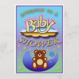baby shower-uitnodiging kaart
