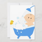 baby shower-uitnodiging kaart (Achterkant)