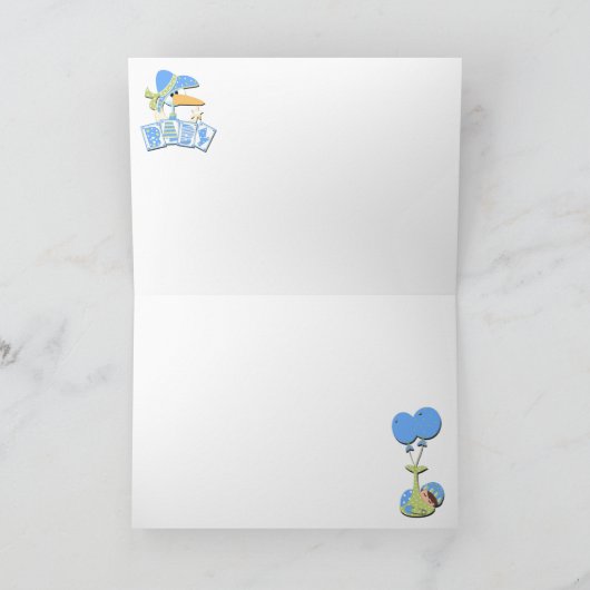 Baby shower Uitnodiging Kaart (Binnen)