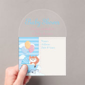 Baby shower Uitnodiging Kaart 9 (Insitu (Draagbaar))