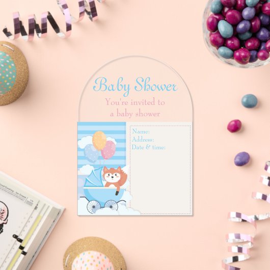 Baby shower Uitnodiging Kaart 9 (Insitu (Viering))