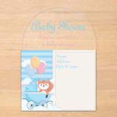 Baby shower Uitnodiging Kaart 9 (Voorkant)
