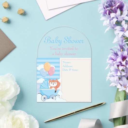 Baby shower Uitnodiging Kaart 9 (Insitu (Huwelijk))