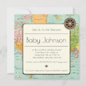 Baby shower Uitnodiging - Kaart Thema (Voorkant)