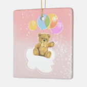 Baby shower-uitnodiging keramisch ornament (Links)