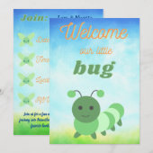 Baby shower-uitnodiging leidt tot genderneutraal g kaart (Voorkant / Achterkant)