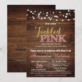 Baby shower uitnodiging meisje (Voorkant / Achterkant)