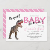 Baby shower-uitnodiging, meisjesuitnodiging aankondiging (Voorkant / Achterkant)