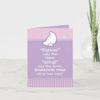 Baby shower Uitnodiging - Moon en Stars