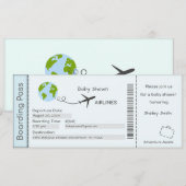 Baby shower Uitnodiging, Nieuwe babyuitnodiging Kaart (Voorkant / Achterkant)