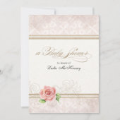 Baby shower Uitnodiging - Onze kleine prinses, Roo (Voorkant)