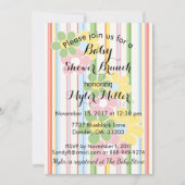 Baby shower Uitnodiging "Picknick Floral" (Voorkant)