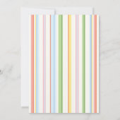 Baby shower Uitnodiging "Picknick Floral Invite 2" (Achterkant)