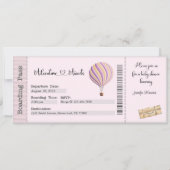 Baby shower Uitnodiging, Reizigend Baby shower Kaart (Voorkant)