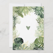 Baby shower uitnodiging schattig oerwoud safari di (Achterkant)